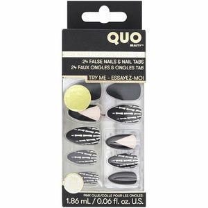 Quo Beauty Limited Edition Halloween Collection Faux Nail set in Skeleton Hands